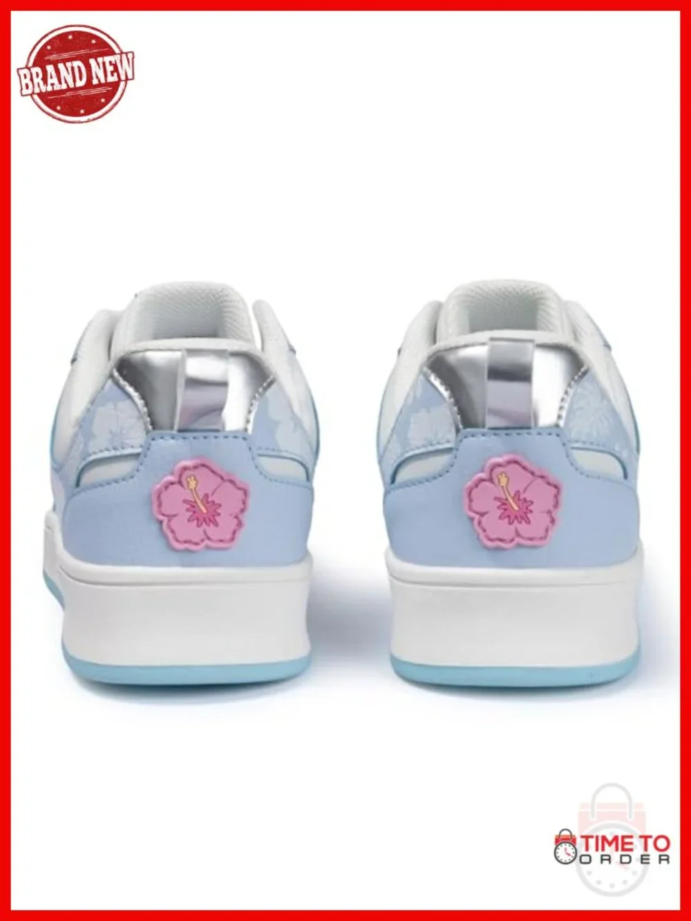 Disney Stitch Lace Up Fashion Sneakers Character Athletic Lifestyle Shoes